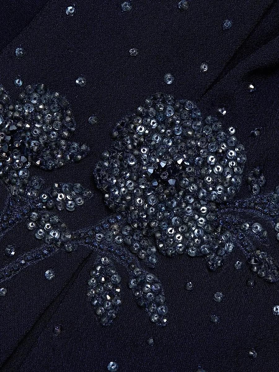 SACHIN & BABI Women's Kelly Embellished Stretch-Crepe Column Gown | Thumbnail 7