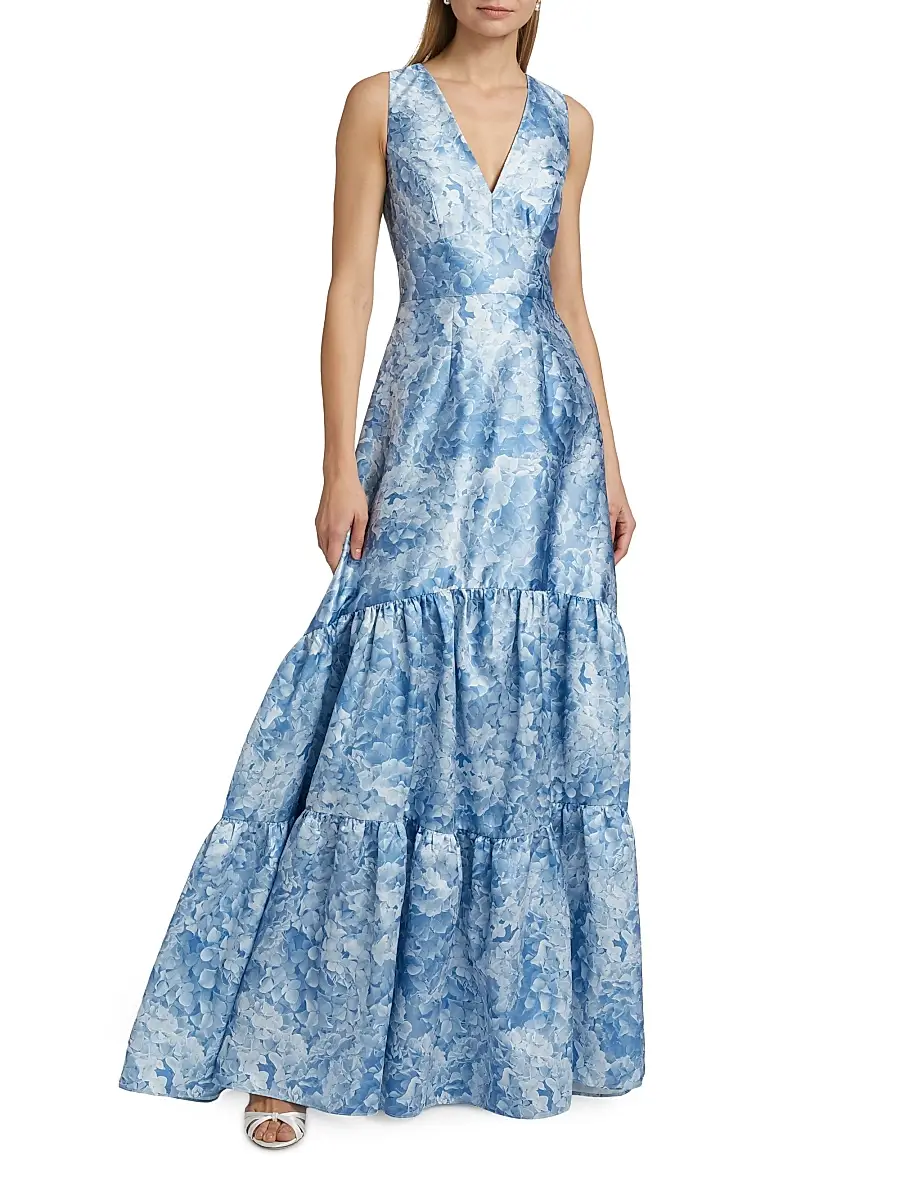 SACHIN & BABI Women's Rori Floral Sleeveless Gown | Thumbnail 2