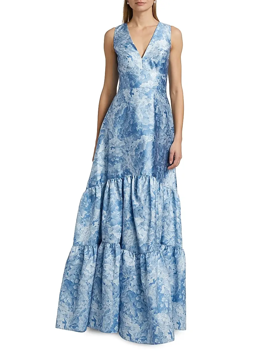 SACHIN & BABI Women's Rori Floral Sleeveless Gown | Thumbnail 3