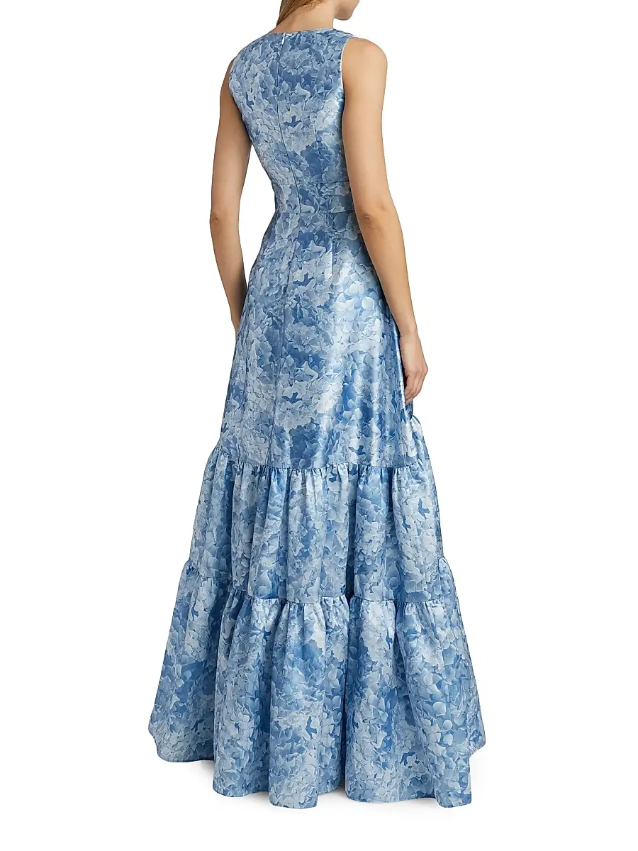 SACHIN & BABI Women's Rori Floral Sleeveless Gown | Thumbnail 5