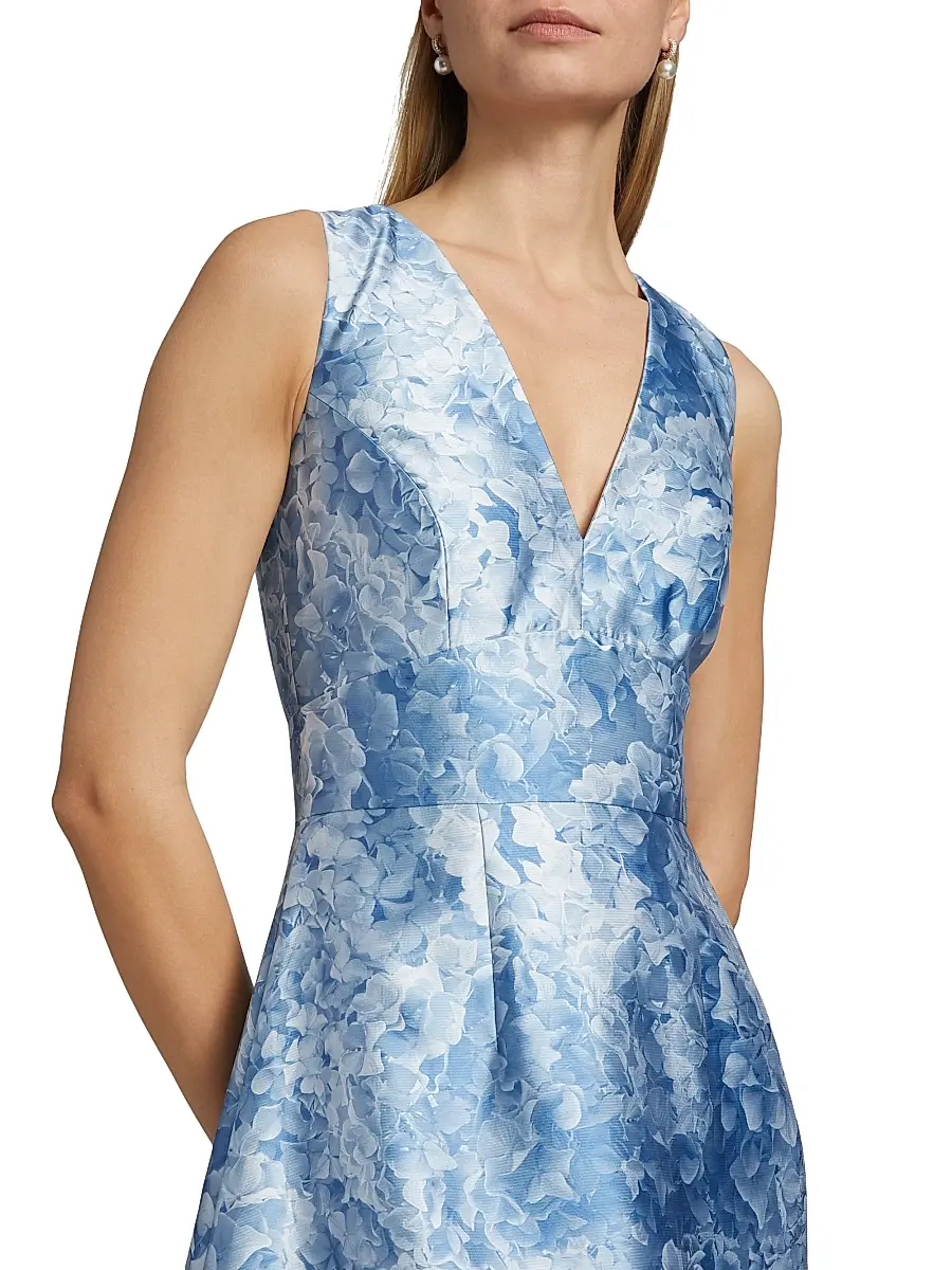 SACHIN & BABI Women's Rori Floral Sleeveless Gown | Thumbnail 6