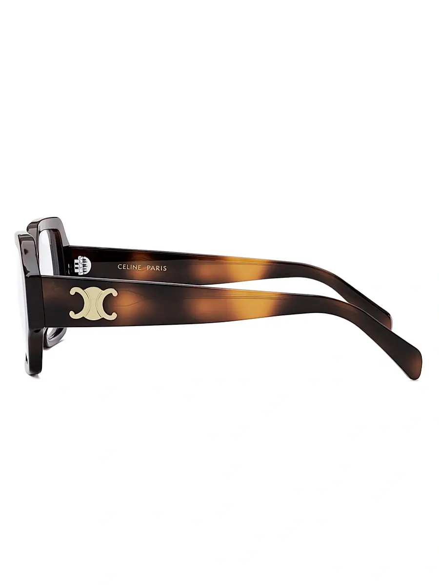 Celine Women's Triomphe 52MM Square Optical Eyeglasses | Thumbnail 4 Celine Women's Triomphe 52MM Square Optical Eyeglasses | Thumbnail 4