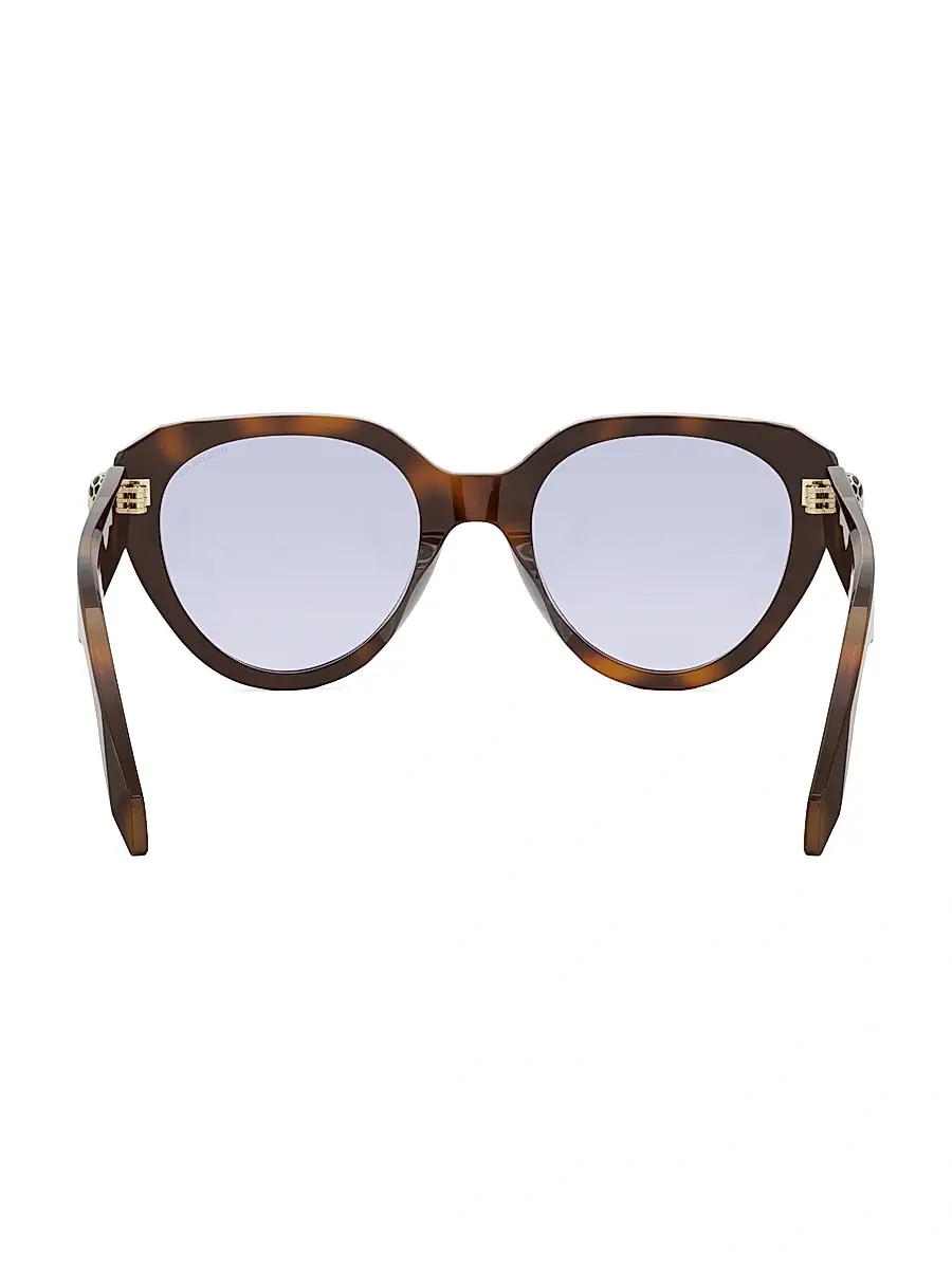 BVLGARI Women's Serpenti 51MM Cat-Eye Blue Block Glasses | Thumbnail 5 BVLGARI Women's Serpenti 51MM Cat-Eye Blue Block Glasses | Thumbnail 5