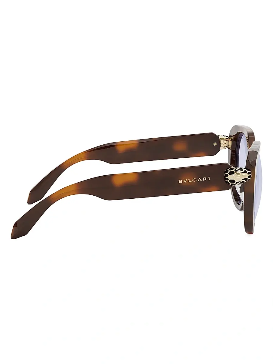 BVLGARI Women's Serpenti 51MM Cat-Eye Blue Block Glasses | Thumbnail 7 BVLGARI Women's Serpenti 51MM Cat-Eye Blue Block Glasses | Thumbnail 7