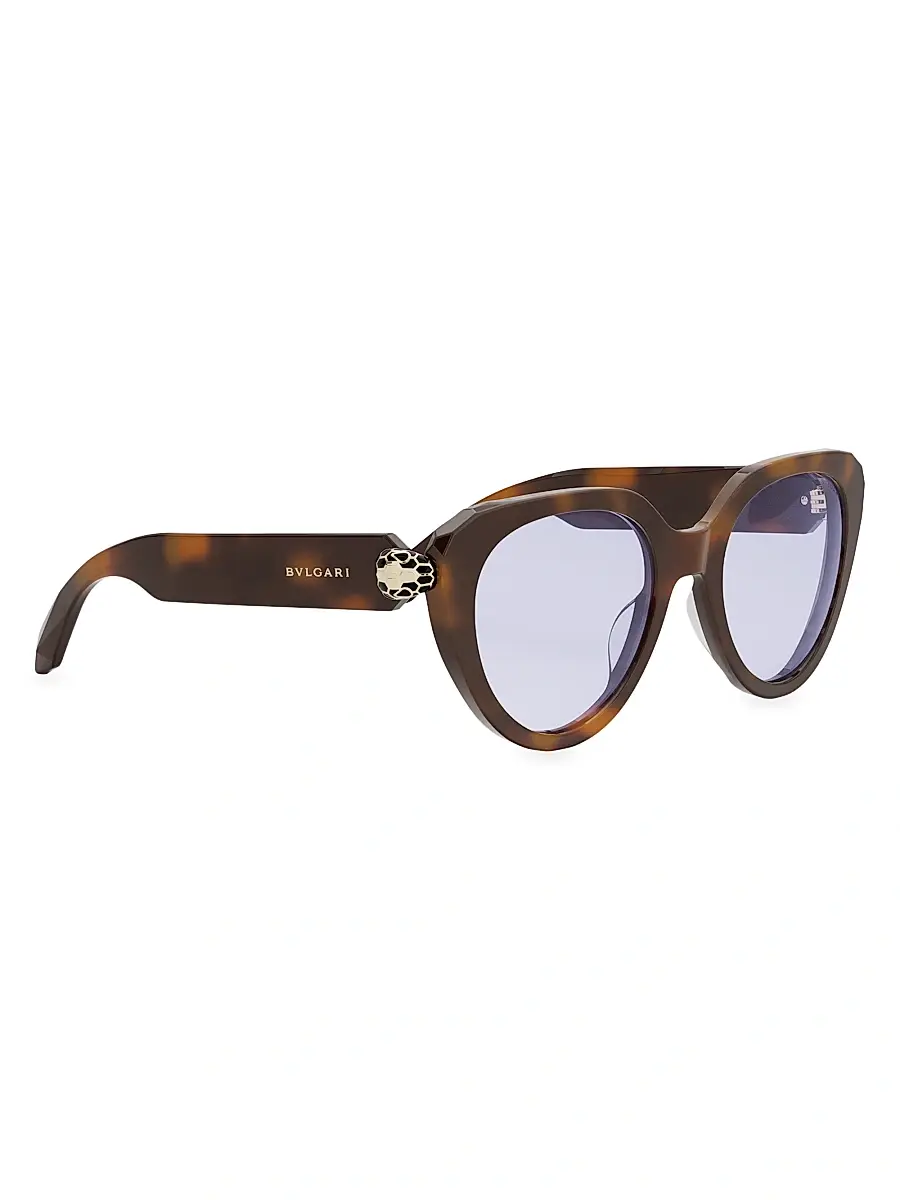 BVLGARI Women's Serpenti 51MM Cat-Eye Blue Block Glasses | Thumbnail 8 BVLGARI Women's Serpenti 51MM Cat-Eye Blue Block Glasses | Thumbnail 8