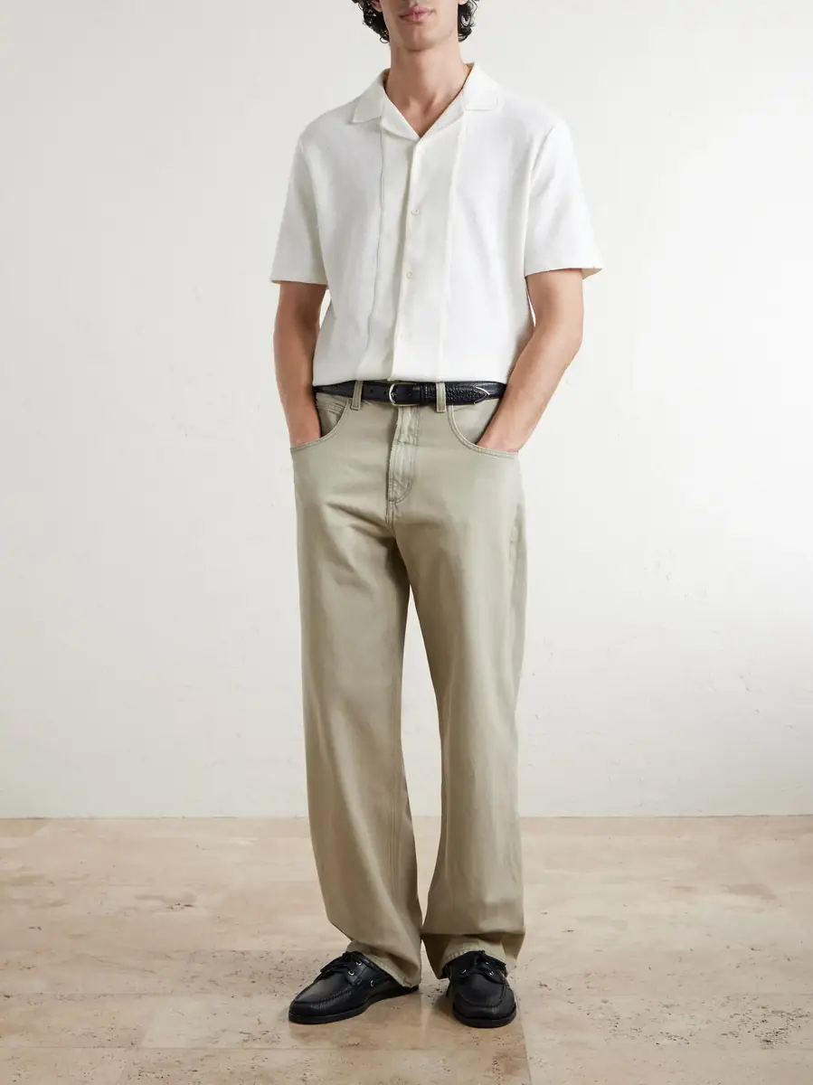 MR P. Camp-Collar Linen and Organic Cotton-Blend Shirt | Thumbnail 2 MR P. Camp-Collar Linen and Organic Cotton-Blend Shirt | Thumbnail 2