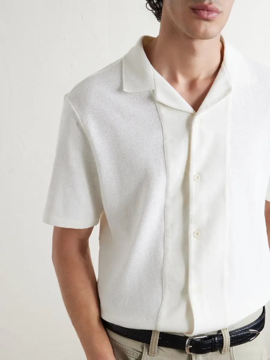 MR P. Camp-Collar Linen and Organic Cotton-Blend Shirt | Thumbnail 5 MR P. Camp-Collar Linen and Organic Cotton-Blend Shirt | Thumbnail 5