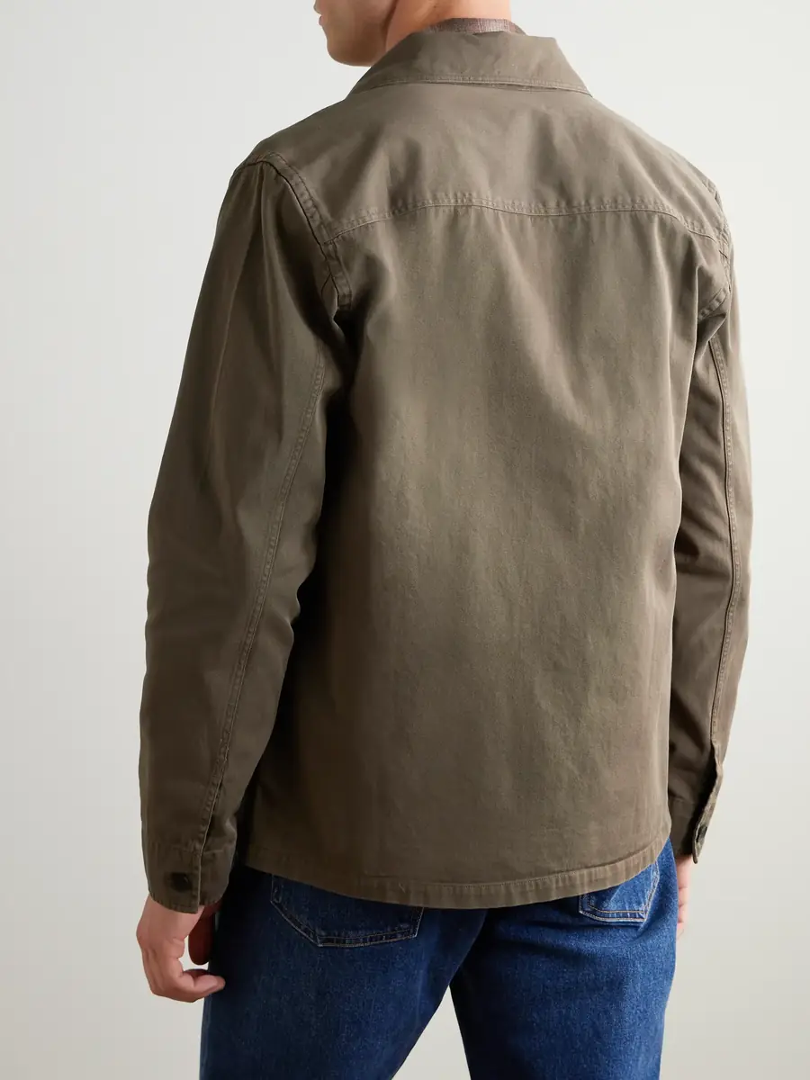MR P. Oversized Organic Cotton-Twill Overshirt | Thumbnail 4