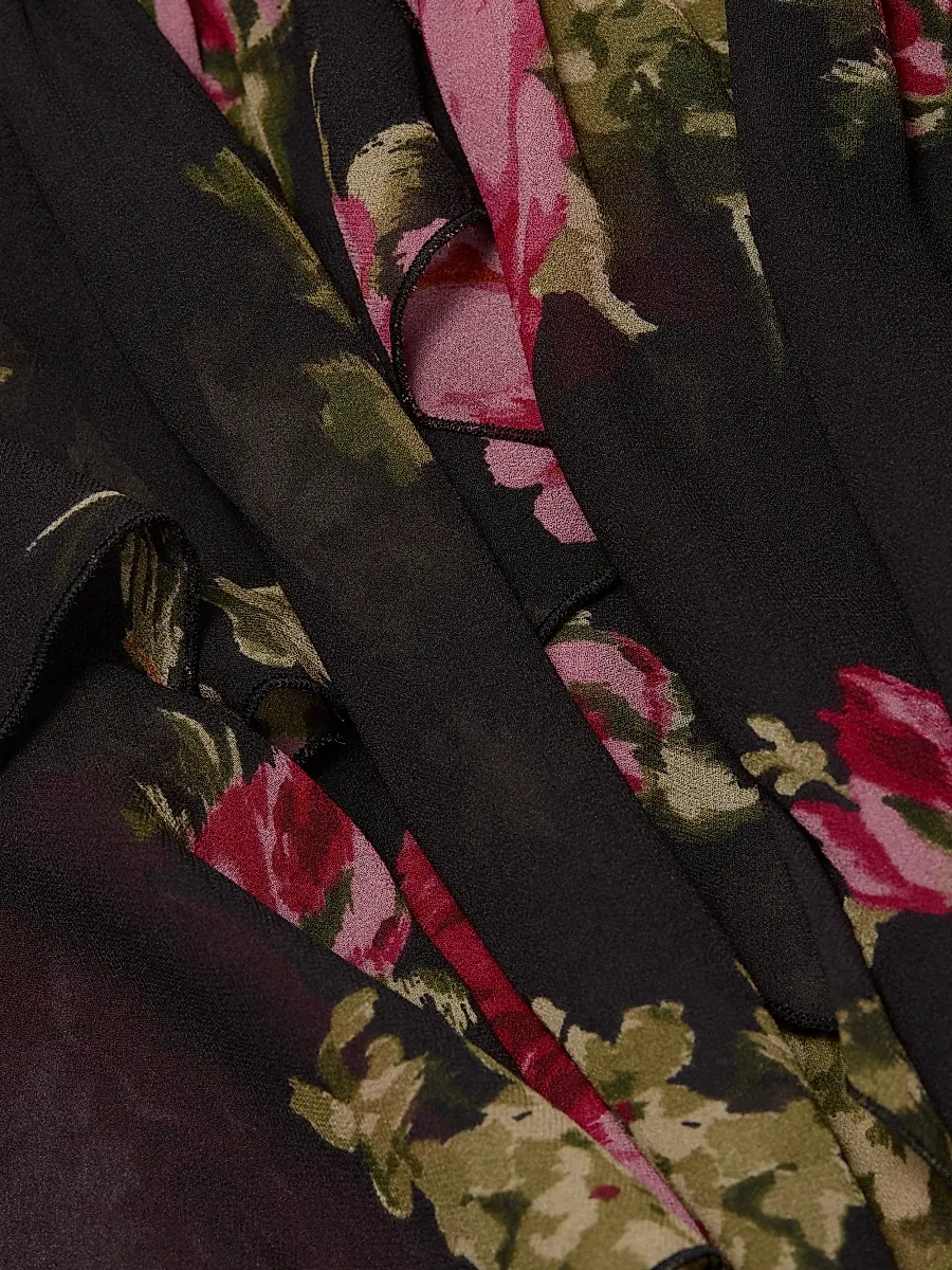 Cinq à Sept Women's Emelia Baroque Roses Minidress | Thumbnail 7