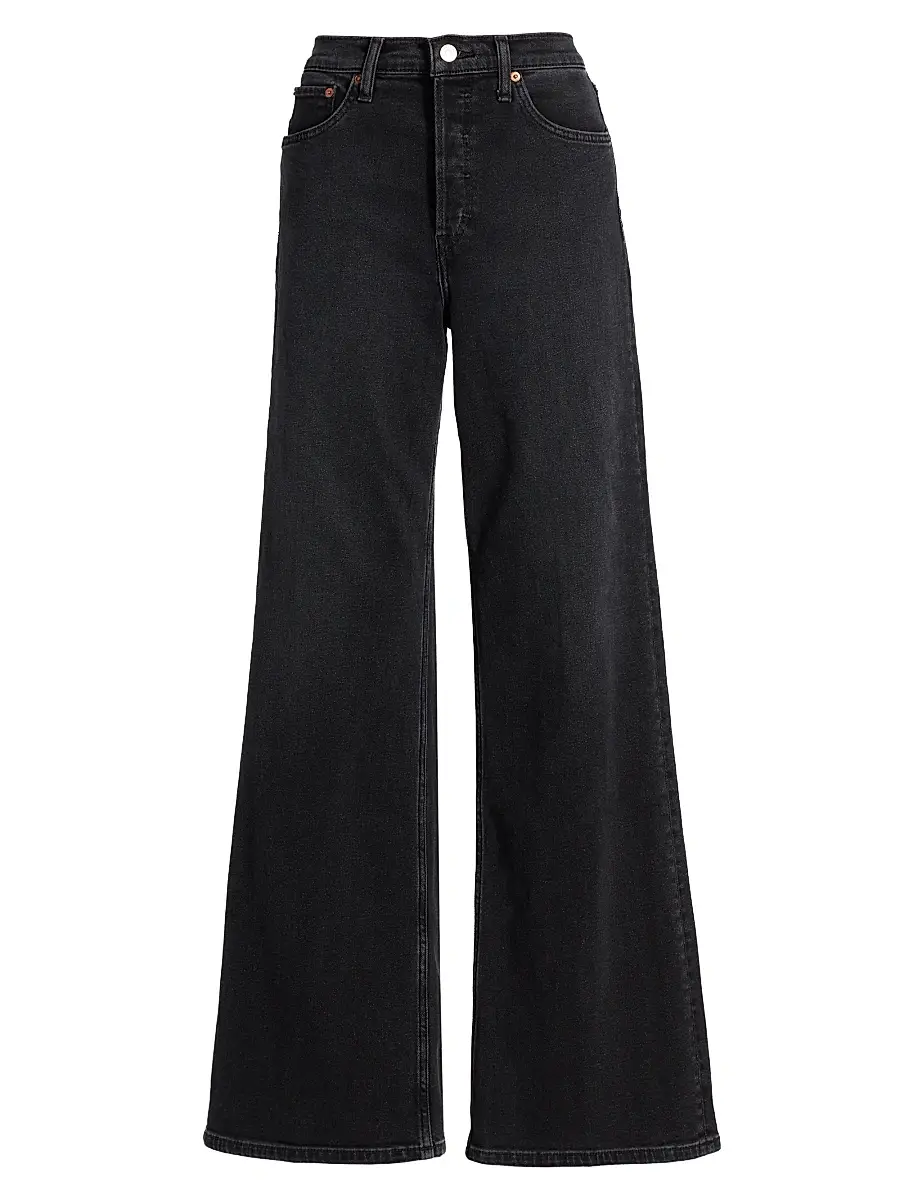 RE/DONE Women's High-Rise Wide-Leg Jeans
