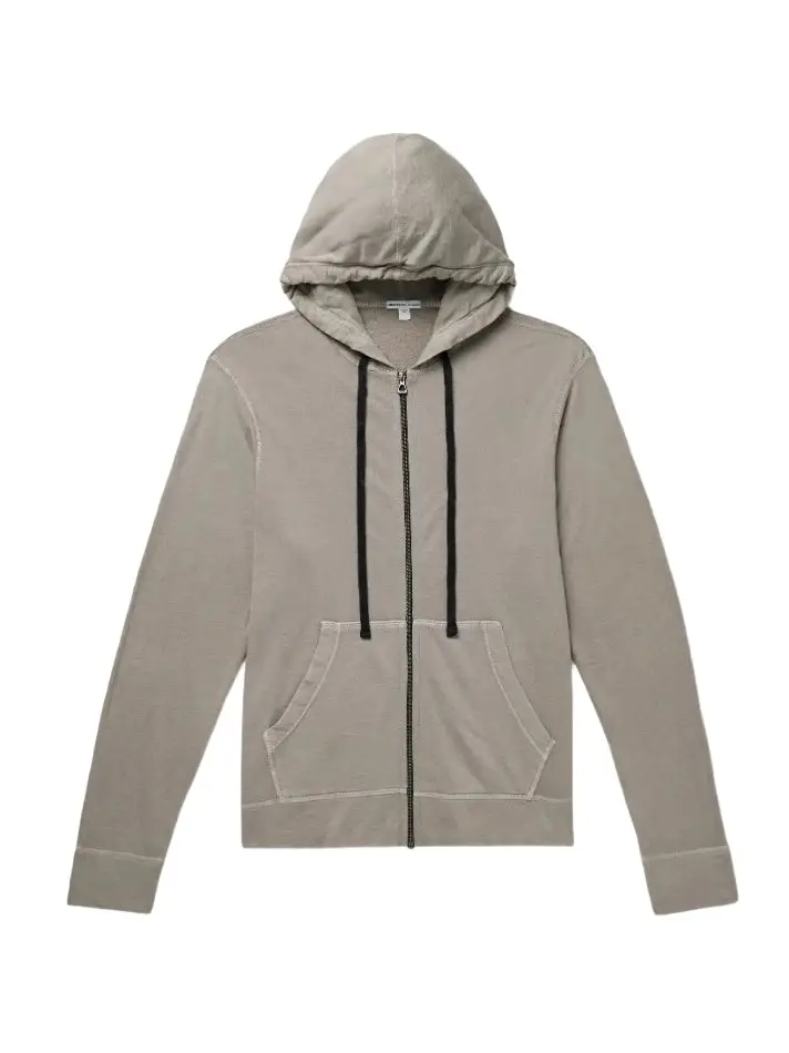 Garment-Dyed Cotton-Jersey Zip-Up Hoodie Garment-Dyed Cotton-Jersey Zip-Up Hoodie