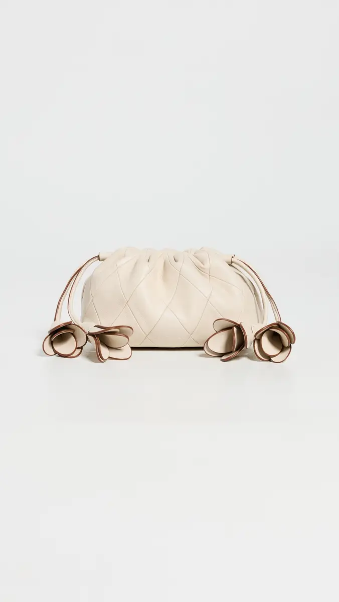 Zimmermann Cloud 91 Small Leather Clutch Milk One Size | Thumbnail 2 Zimmermann Cloud 91 Small Leather Clutch Milk One Size | Thumbnail 2