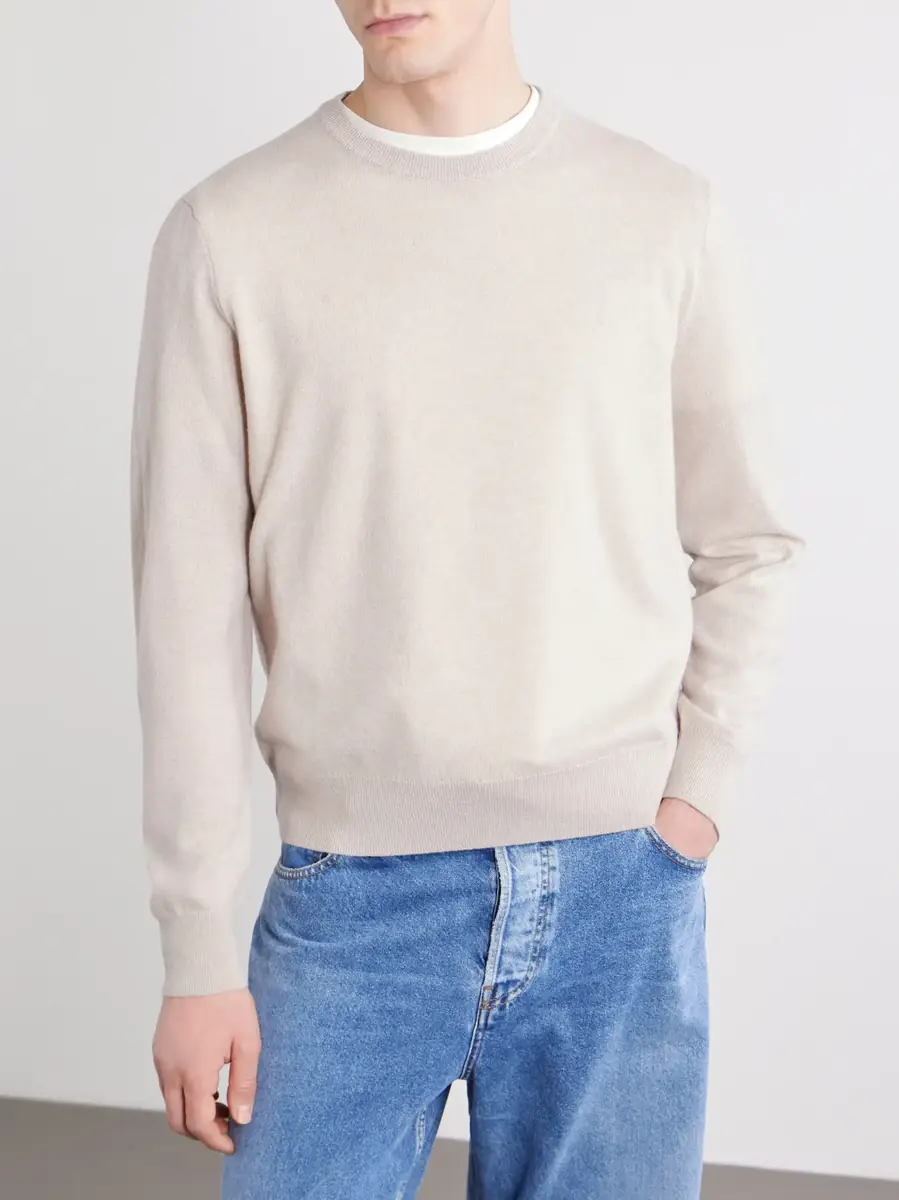 The Row Benji Slim-Fit Cashmere Sweater | Thumbnail 3