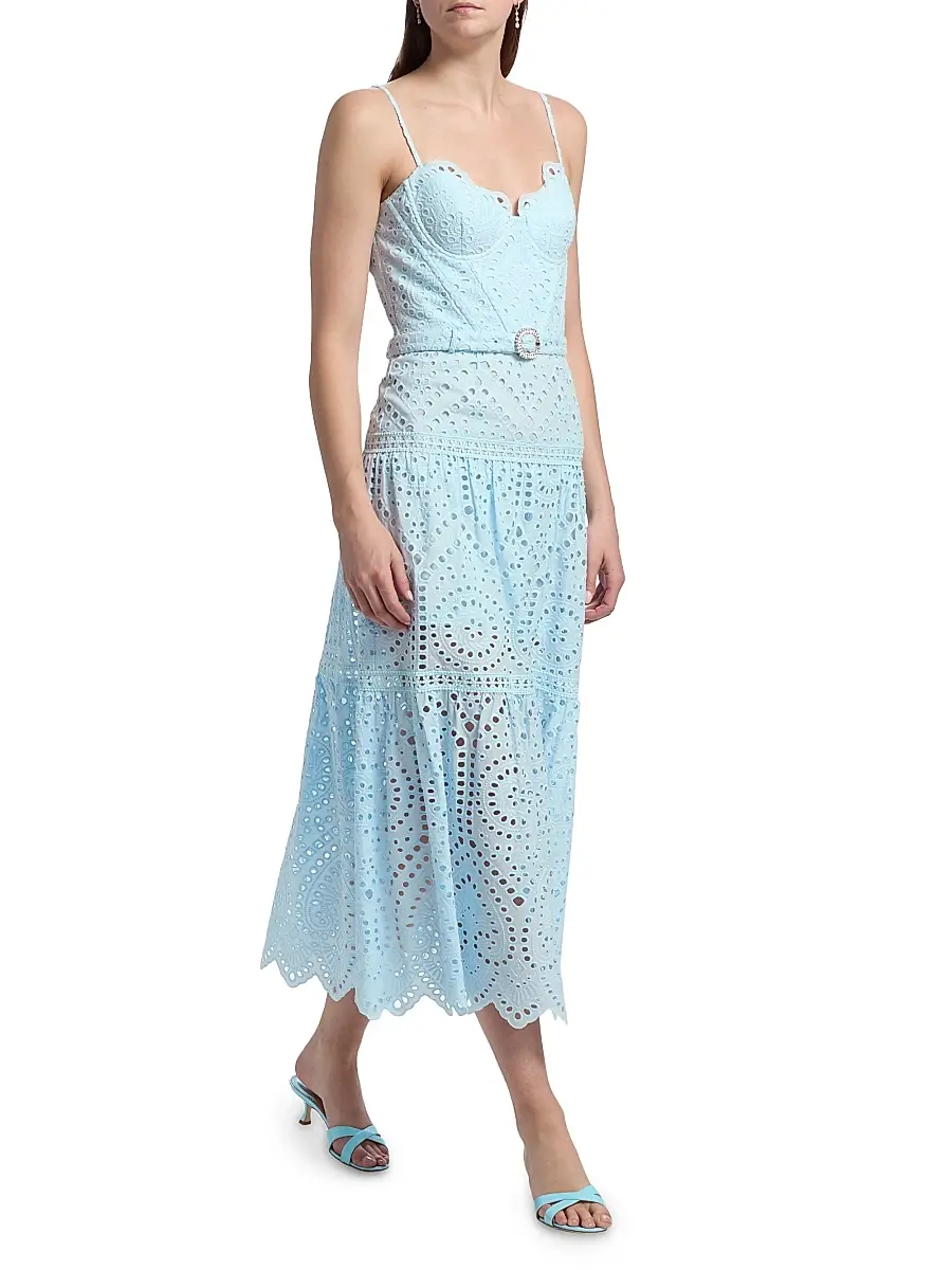 Generation Love Women's Zuria Cotton Eyelet Maxi Dress | Thumbnail 2 Generation Love Women's Zuria Cotton Eyelet Maxi Dress | Thumbnail 2