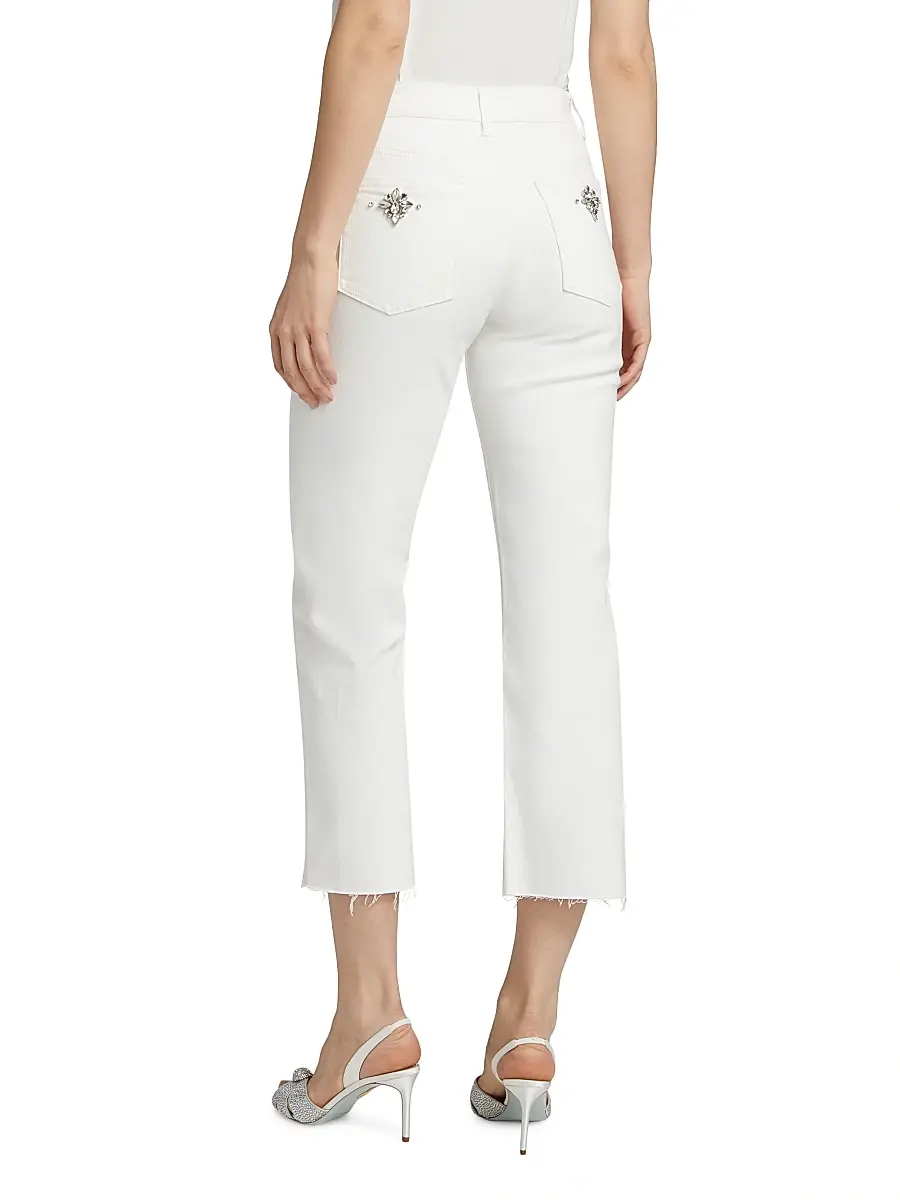 Generation Love Women's Carolyn Crystal-Embellished Crop Jeans | Thumbnail 5