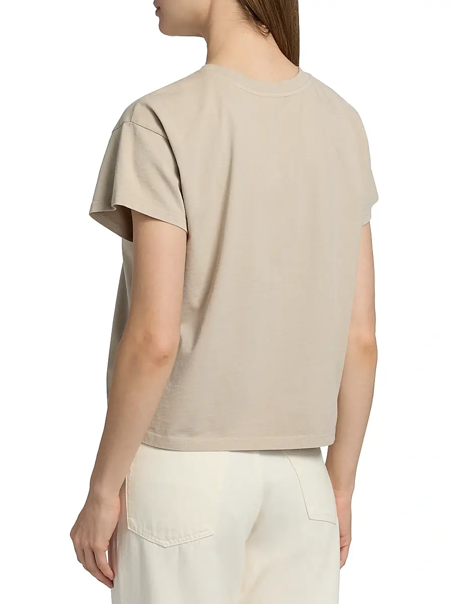 rag & bone Women's Kelly Distressed Washed Boxy T-Shirt | Thumbnail 5 rag & bone Women's Kelly Distressed Washed Boxy T-Shirt | Thumbnail 5