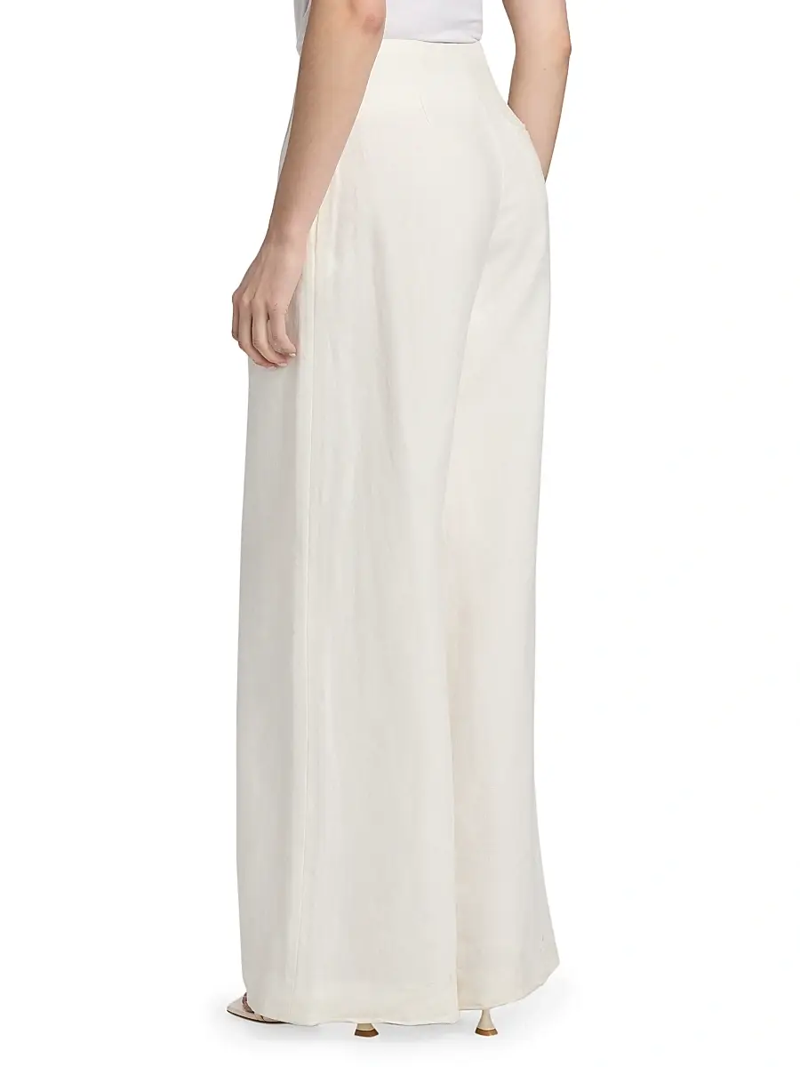 TWP Women's Mini-Pleat Linen Trousers | Thumbnail 5 TWP Women's Mini-Pleat Linen Trousers | Thumbnail 5