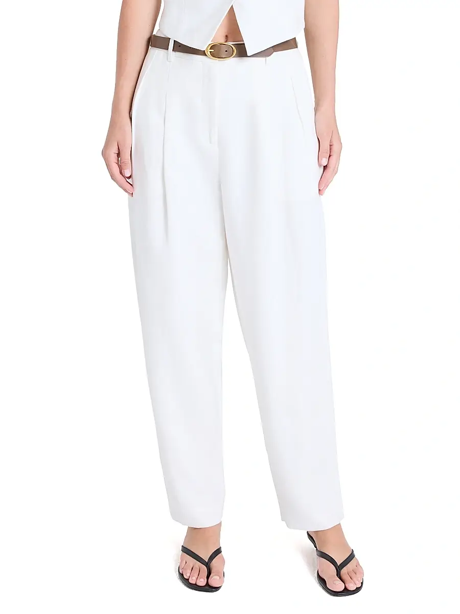 TWP Women's Mila Relaxed Linen Trousers | Thumbnail 2 TWP Women's Mila Relaxed Linen Trousers | Thumbnail 2