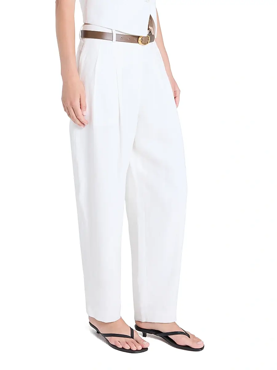 TWP Women's Mila Relaxed Linen Trousers | Thumbnail 3 TWP Women's Mila Relaxed Linen Trousers | Thumbnail 3