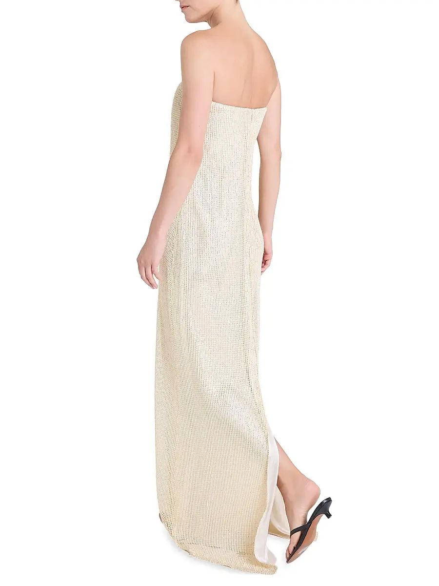 TWP Women's Carolyns Sequin Strapless Gown | Thumbnail 5 TWP Women's Carolyns Sequin Strapless Gown | Thumbnail 5