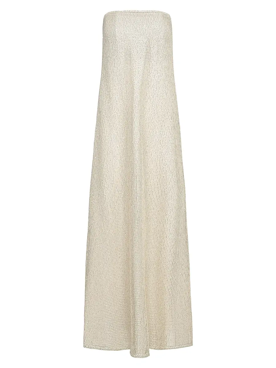 TWP Women's Carolyns Sequin Strapless Gown