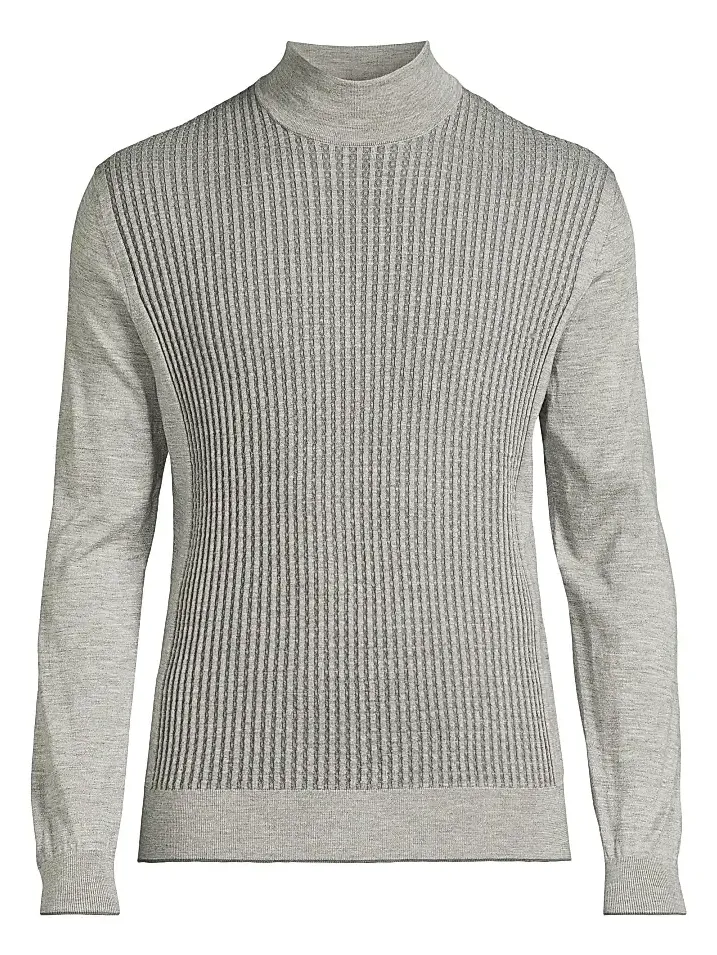 Men's Mock Turtleneck Sweater Men's Mock Turtleneck Sweater
