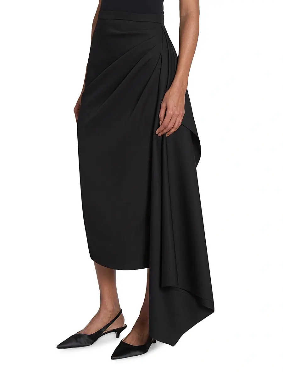 Erdem Women's Draped Midi Pencil Skirt | Thumbnail 4 Erdem Women's Draped Midi Pencil Skirt | Thumbnail 4