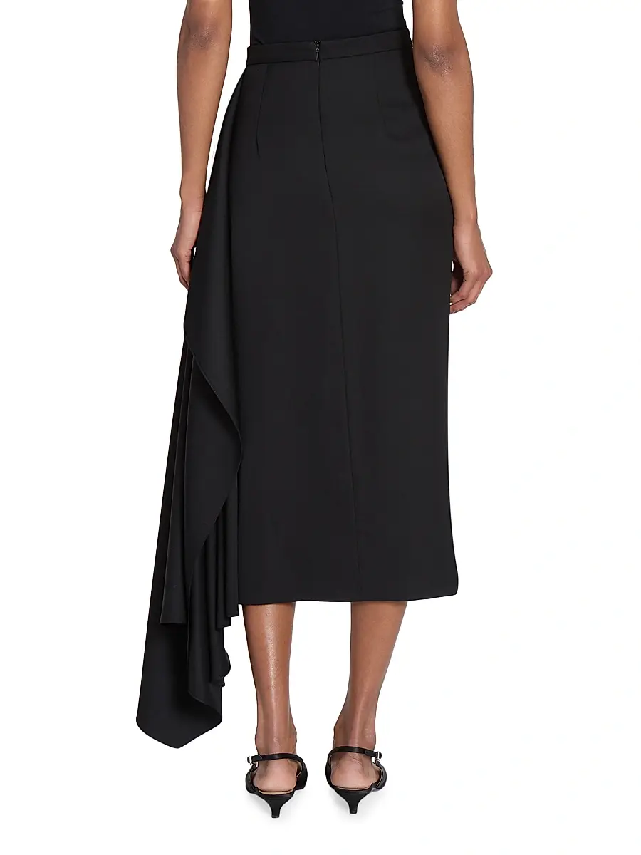 Erdem Women's Draped Midi Pencil Skirt | Thumbnail 5 Erdem Women's Draped Midi Pencil Skirt | Thumbnail 5