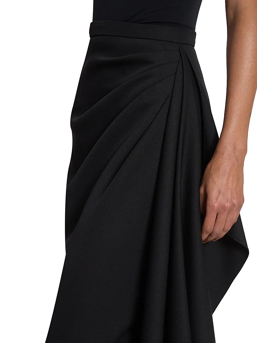 Erdem Women's Draped Midi Pencil Skirt | Thumbnail 6 Erdem Women's Draped Midi Pencil Skirt | Thumbnail 6