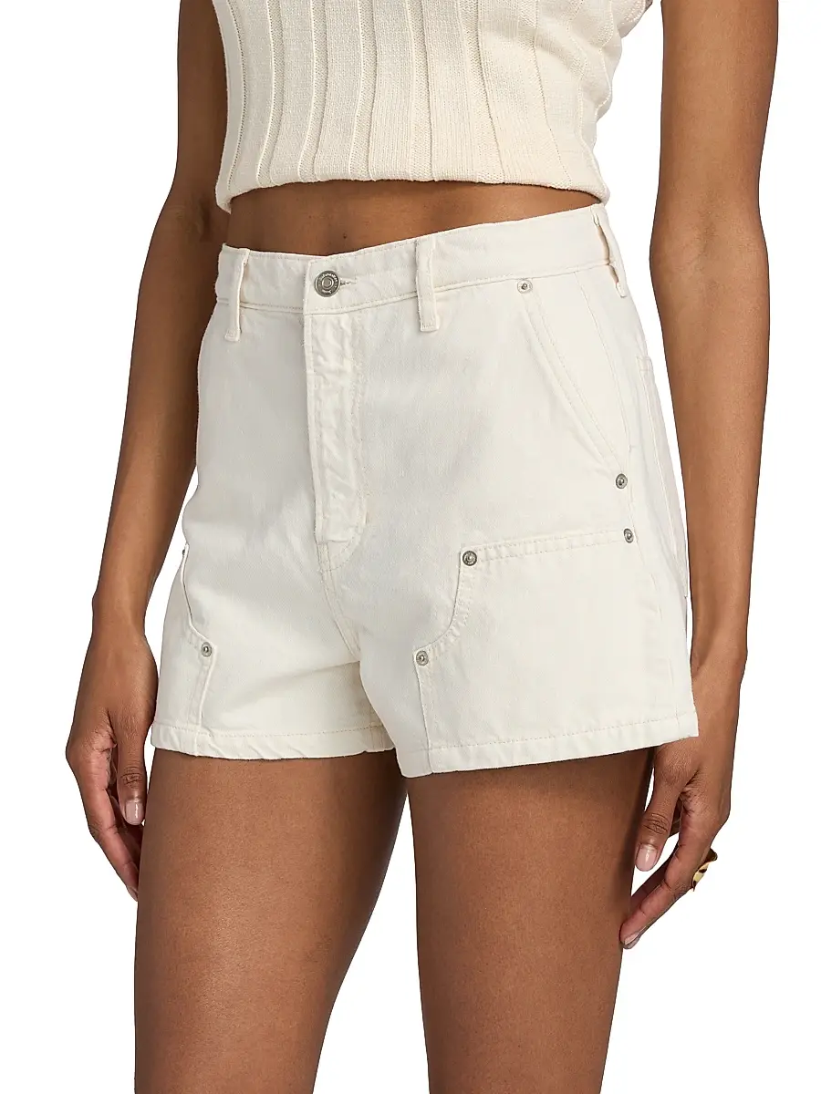 Reformation Women's Blake High-Rise Utility Denim Shorts | Thumbnail 4