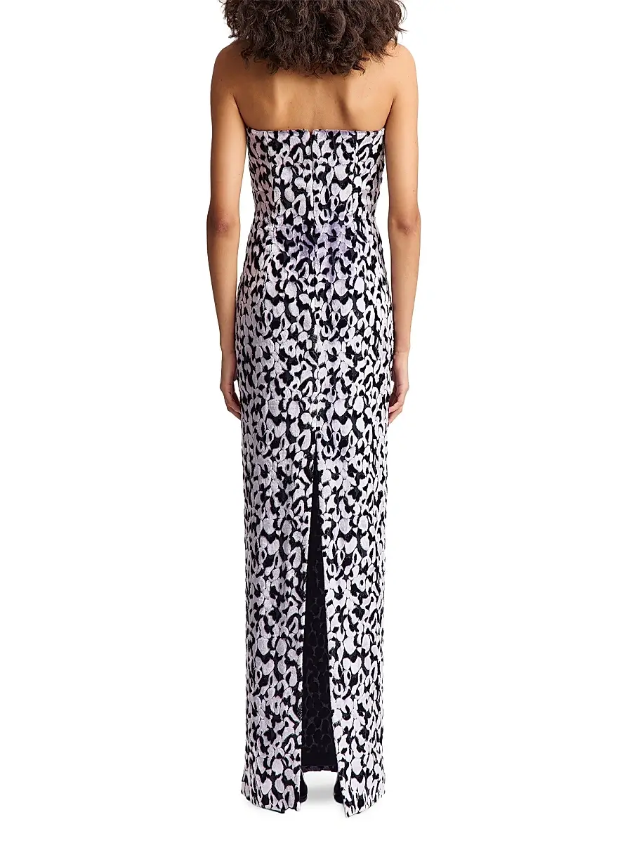 16Arlington Women's Minelli Embroidered Column Gown | Thumbnail 5 16Arlington Women's Minelli Embroidered Column Gown | Thumbnail 5