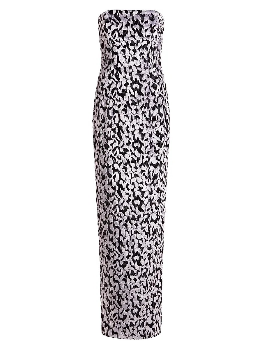 16Arlington Women's Minelli Embroidered Column Gown | Image 1 16Arlington Women's Minelli Embroidered Column Gown | Image 1