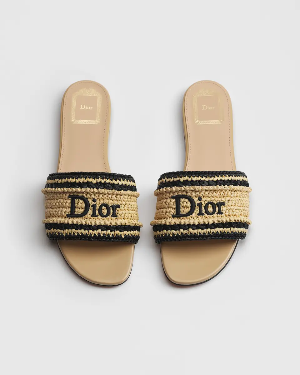 Dior Dioriviera Dior Woven Slide | Thumbnail 2 Dior Dioriviera Dior Woven Slide | Thumbnail 2