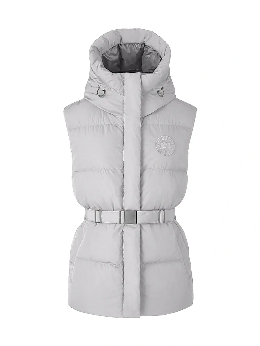 Canada Goose Women's Rayla Belted Vest - North Star White - Size Medium | Image 1 Canada Goose Women's Rayla Belted Vest - North Star White - Size Medium | Image 1