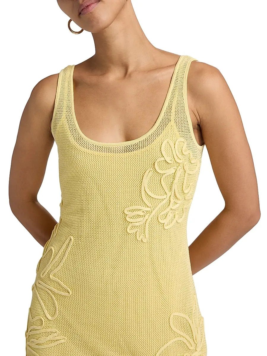 Amur Women's Alemeda Floral-Embroidered Minidress | Thumbnail 6 Amur Women's Alemeda Floral-Embroidered Minidress | Thumbnail 6