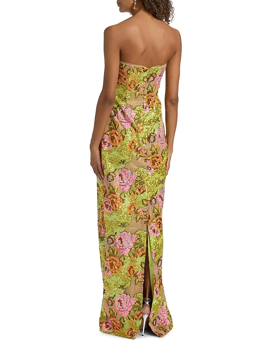 Rene Ruiz Collection Women's Sequin Strapless Column Gown | Thumbnail 5 Rene Ruiz Collection Women's Sequin Strapless Column Gown | Thumbnail 5