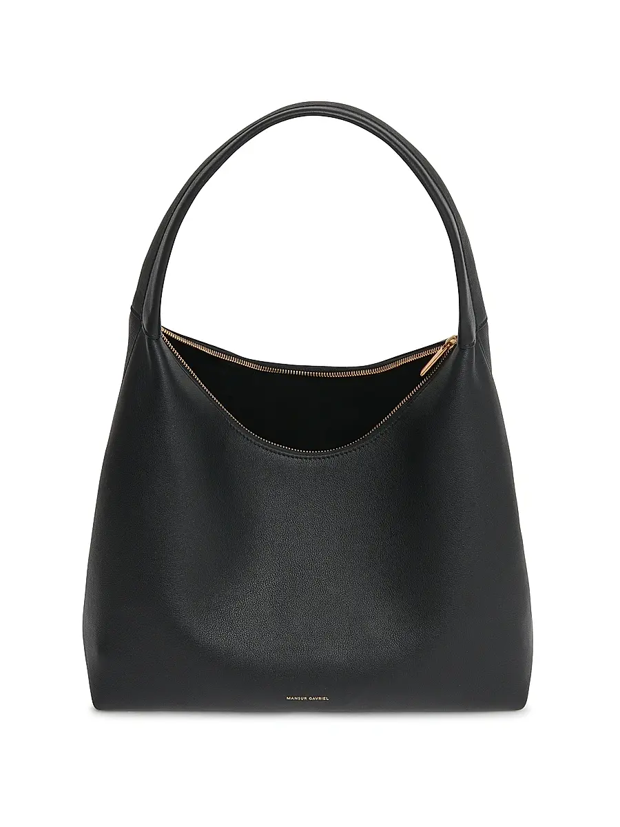 MANSUR GAVRIEL Women's Candy Leather Hobo Bag | Thumbnail 4 MANSUR GAVRIEL Women's Candy Leather Hobo Bag | Thumbnail 4