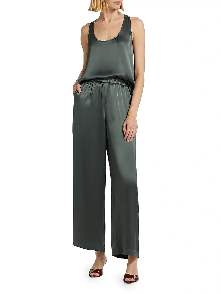 Cami NYC Women's Bleecker Silk Wide-Leg Pants | Thumbnail 2 Cami NYC Women's Bleecker Silk Wide-Leg Pants | Thumbnail 2