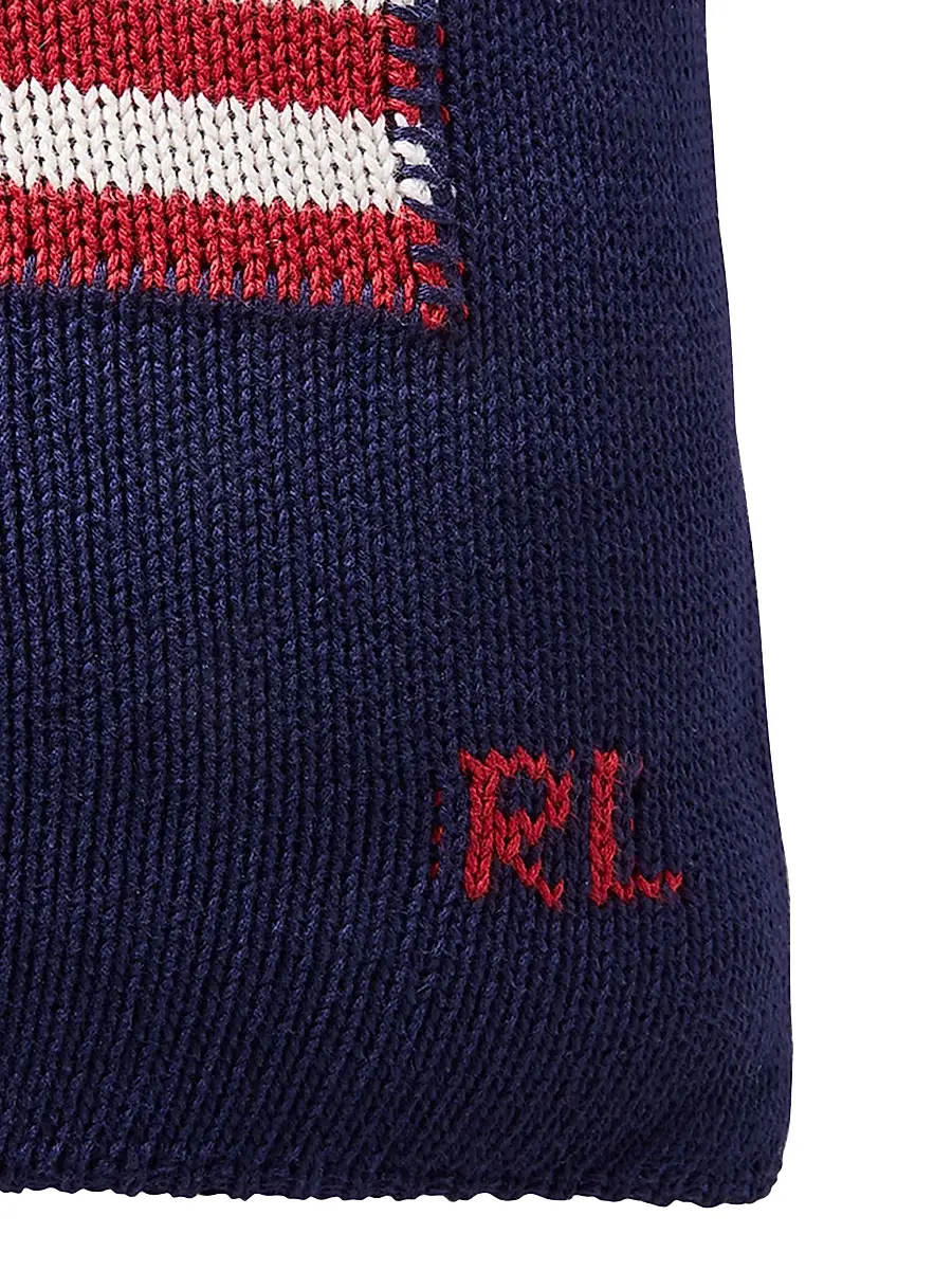 Ralph Lauren Home RL Flag Cotton & Linen Throw Pillow | Thumbnail 3 Ralph Lauren Home RL Flag Cotton & Linen Throw Pillow | Thumbnail 3