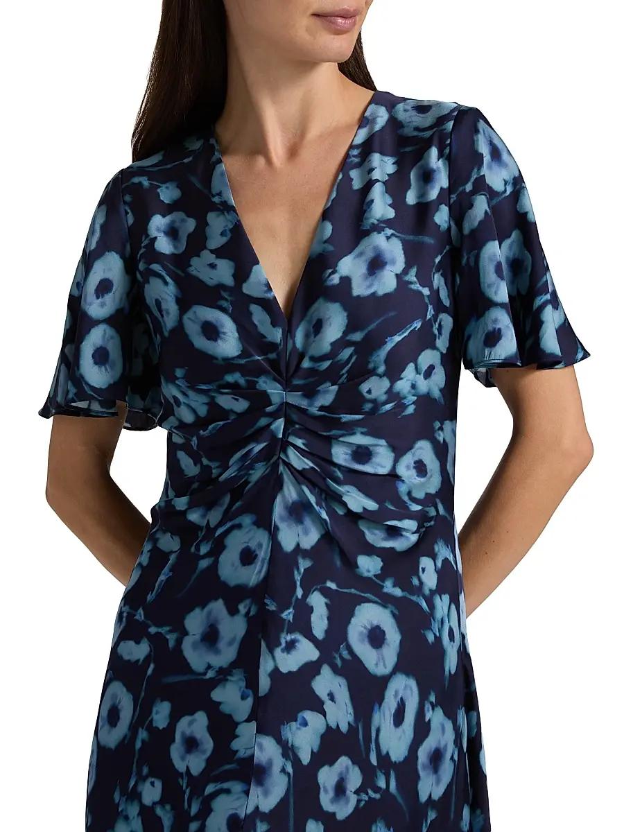 TANYA TAYLOR Women's Daphne Poppy Dot Midi-Dress | Thumbnail 6 TANYA TAYLOR Women's Daphne Poppy Dot Midi-Dress | Thumbnail 6