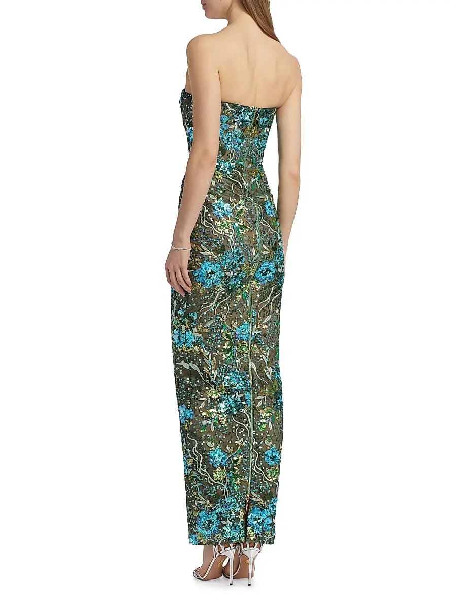 Bronx and Banco Women's Dahlia Sequin Sheath Maxi Dress | Thumbnail 5 Bronx and Banco Women's Dahlia Sequin Sheath Maxi Dress | Thumbnail 5