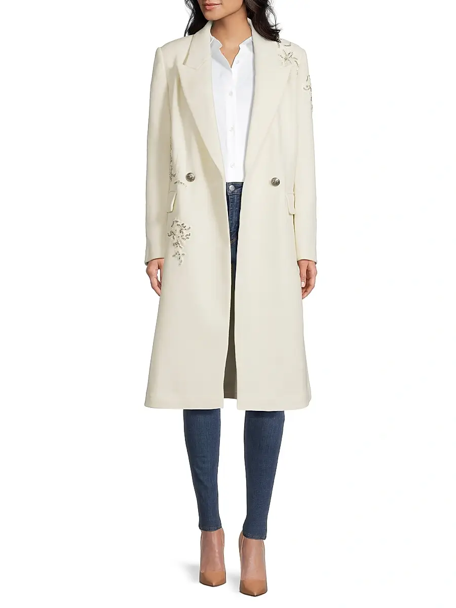 Kobi Halperin Women's Mayer Double-Faced Wool Double-Breasted Coat | Thumbnail 2