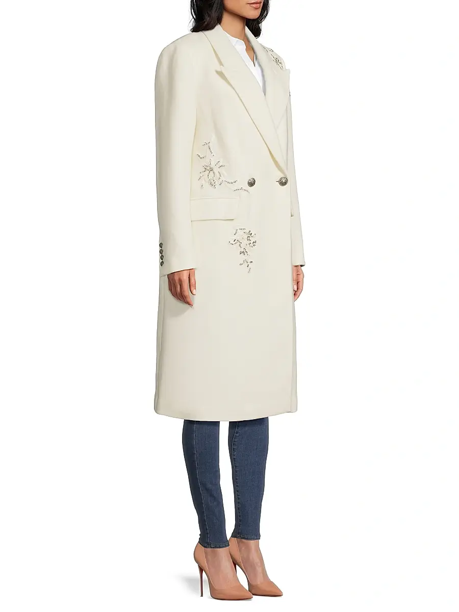 Kobi Halperin Women's Mayer Double-Faced Wool Double-Breasted Coat | Thumbnail 4