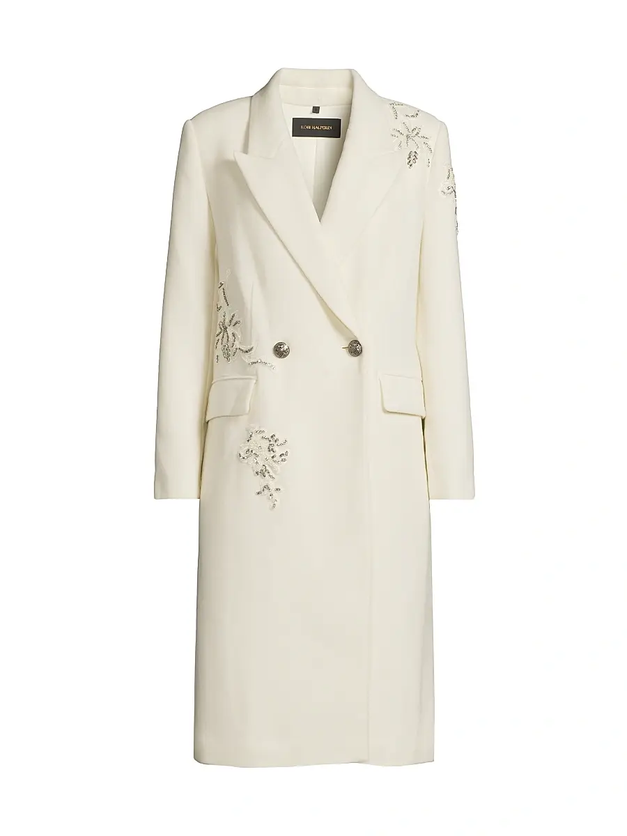 Kobi Halperin Women's Mayer Double-Faced Wool Double-Breasted Coat
