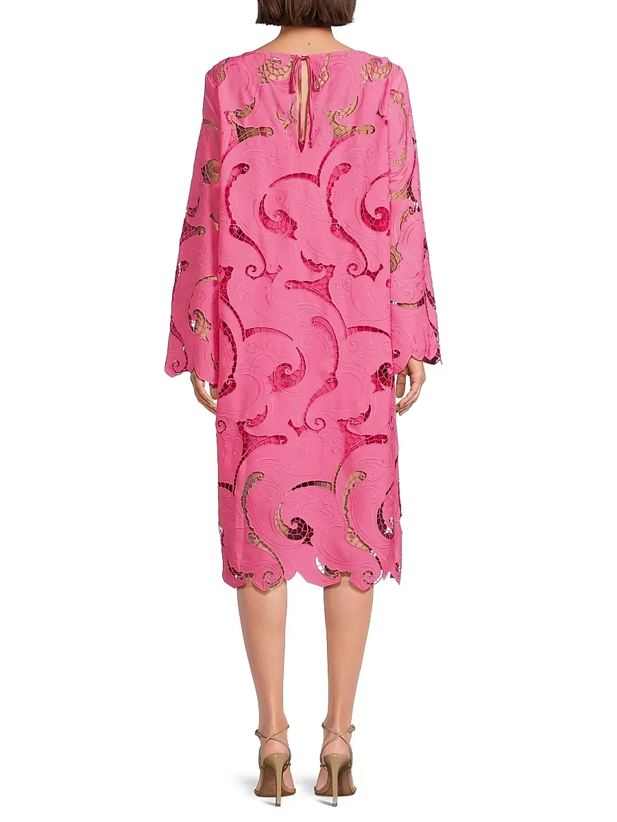 Ungaro Women's Jackie Guipure Lace Midi-Dress | Thumbnail 5 Ungaro Women's Jackie Guipure Lace Midi-Dress | Thumbnail 5