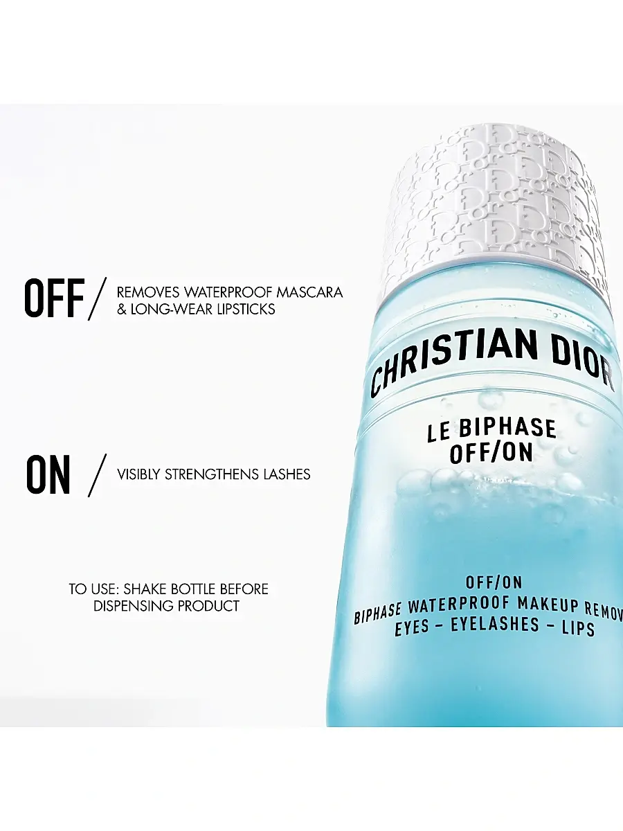Dior Women's Eye & Lip Makeup Remover Purifying Nymphéa Bi-Phase Makeup Remover | Thumbnail 3 Dior Women's Eye & Lip Makeup Remover Purifying Nymphéa Bi-Phase Makeup Remover | Thumbnail 3