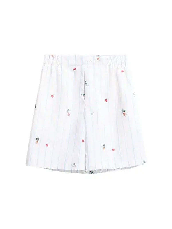 Men's Vegetable-Print Cotton Shorts Men's Vegetable-Print Cotton Shorts