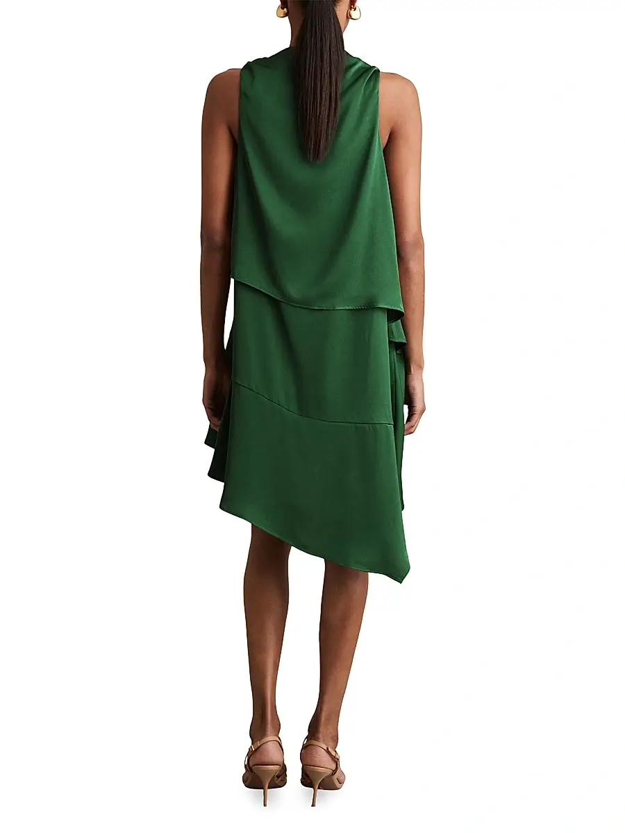 Reiss Women's Eloise Draped Midi-Dress | Thumbnail 3 Reiss Women's Eloise Draped Midi-Dress | Thumbnail 3