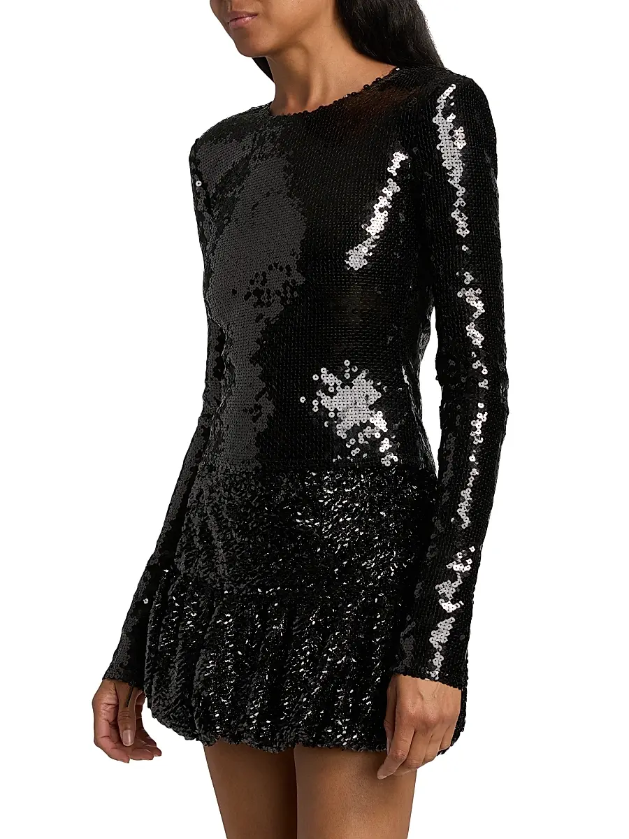16Arlington Women's Loida Sequined Long-Sleeve Top | Thumbnail 4 16Arlington Women's Loida Sequined Long-Sleeve Top | Thumbnail 4