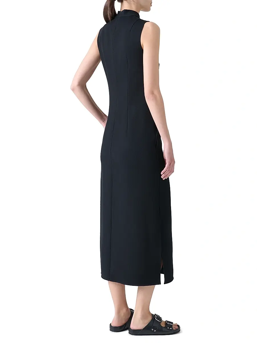 Akris punto Women's Ring Pull Wool Midi-Dress | Thumbnail 5 Akris punto Women's Ring Pull Wool Midi-Dress | Thumbnail 5